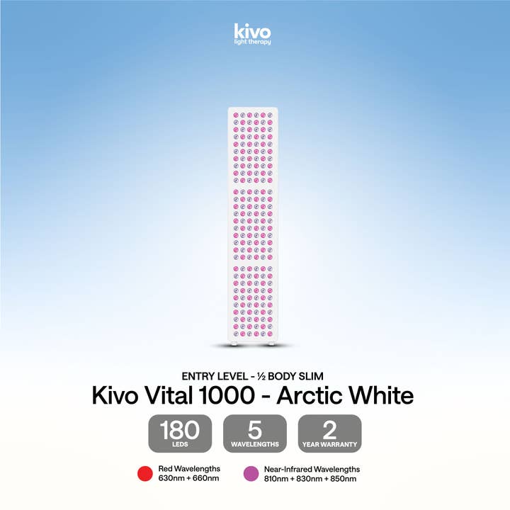 Kivo Red Light Therapy - Wholesale Electronic Skincare Device - Kivo Vital 1000: Medium Full Body Red Light Therapy Panel3