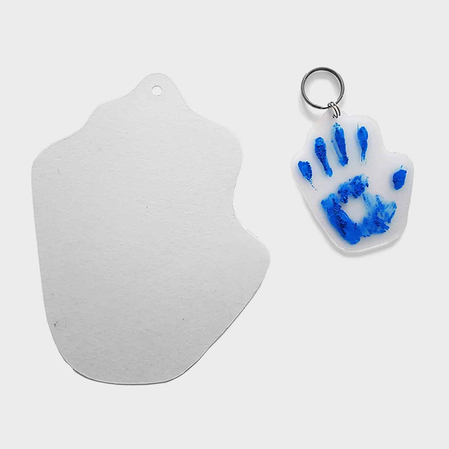 Pikkii – wholesale DIY craft kit – Hand Print Shrink Key Chain Kit | DIY Personalized Keyring5