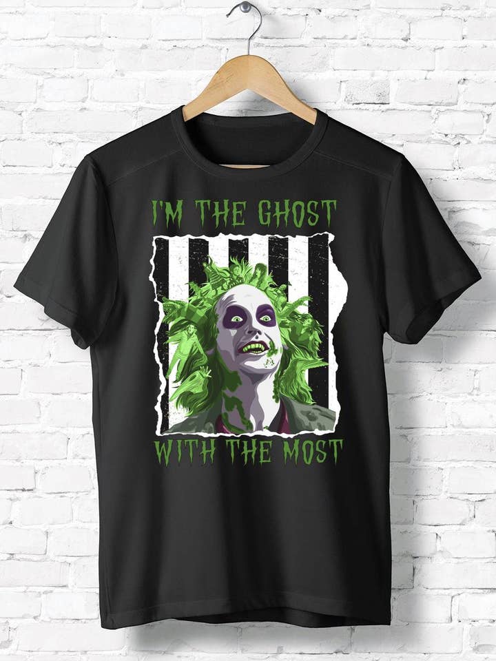 Je suis le fantôme avec le plus de chemises Beetlejuice, Films d'horreur pour la vente par iBuyCanvas