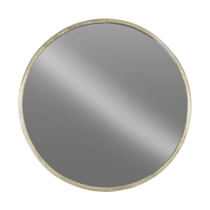 Espejo Redondo de Pared Greenwestons SM Acabado Desgastado Champán para venta al por mayor de Greenwestons