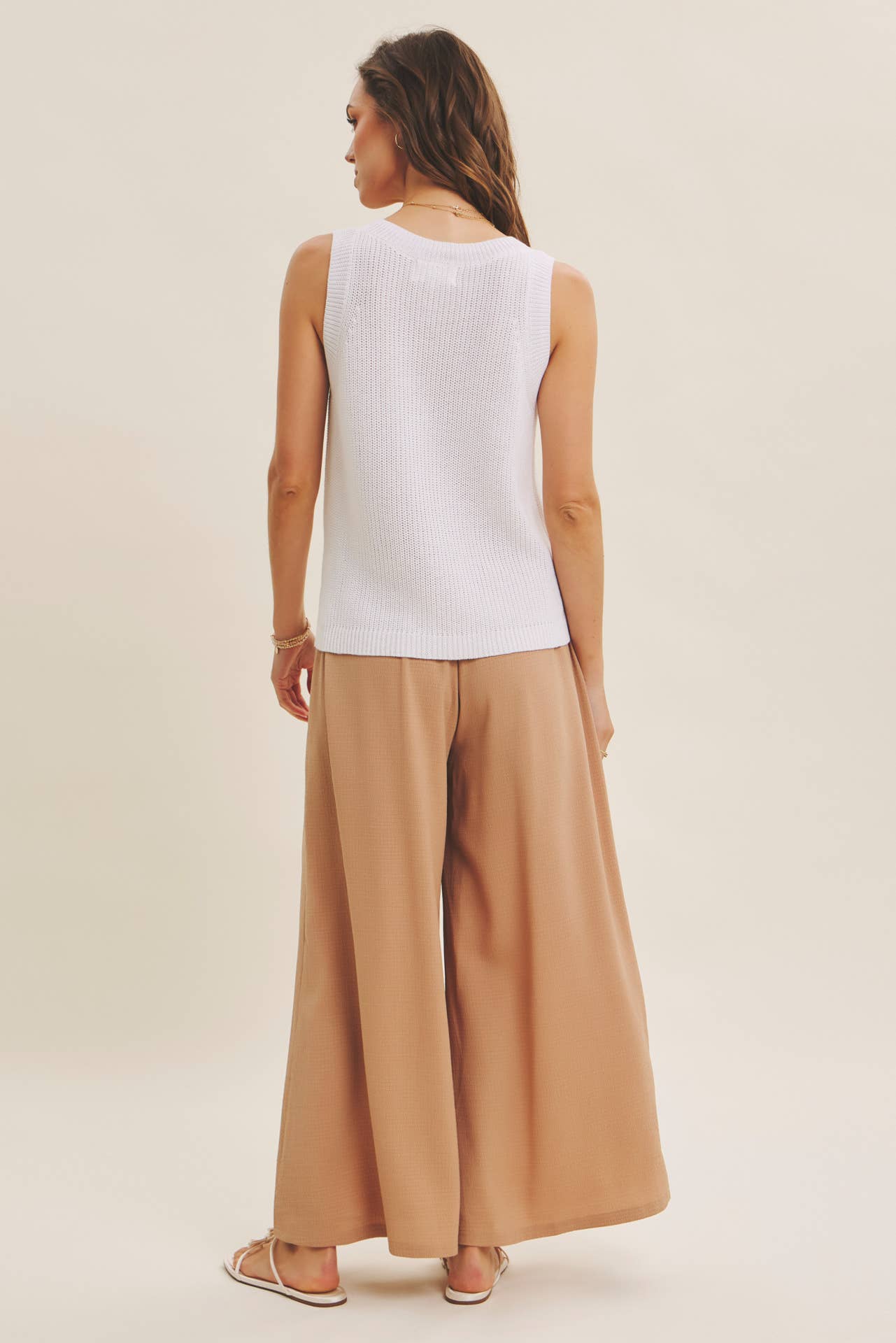 in february - Wholesale Pants - Women's - FLOWY WIDE LEG PANTS IN TEXTURED WAFFLE FABRIC17