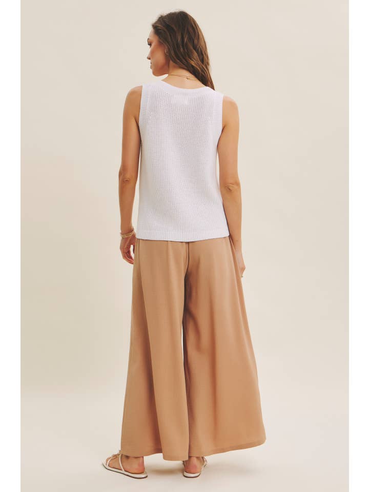 in february - Wholesale Pants - Women's - FLOWY WIDE LEG PANTS IN TEXTURED WAFFLE FABRIC17