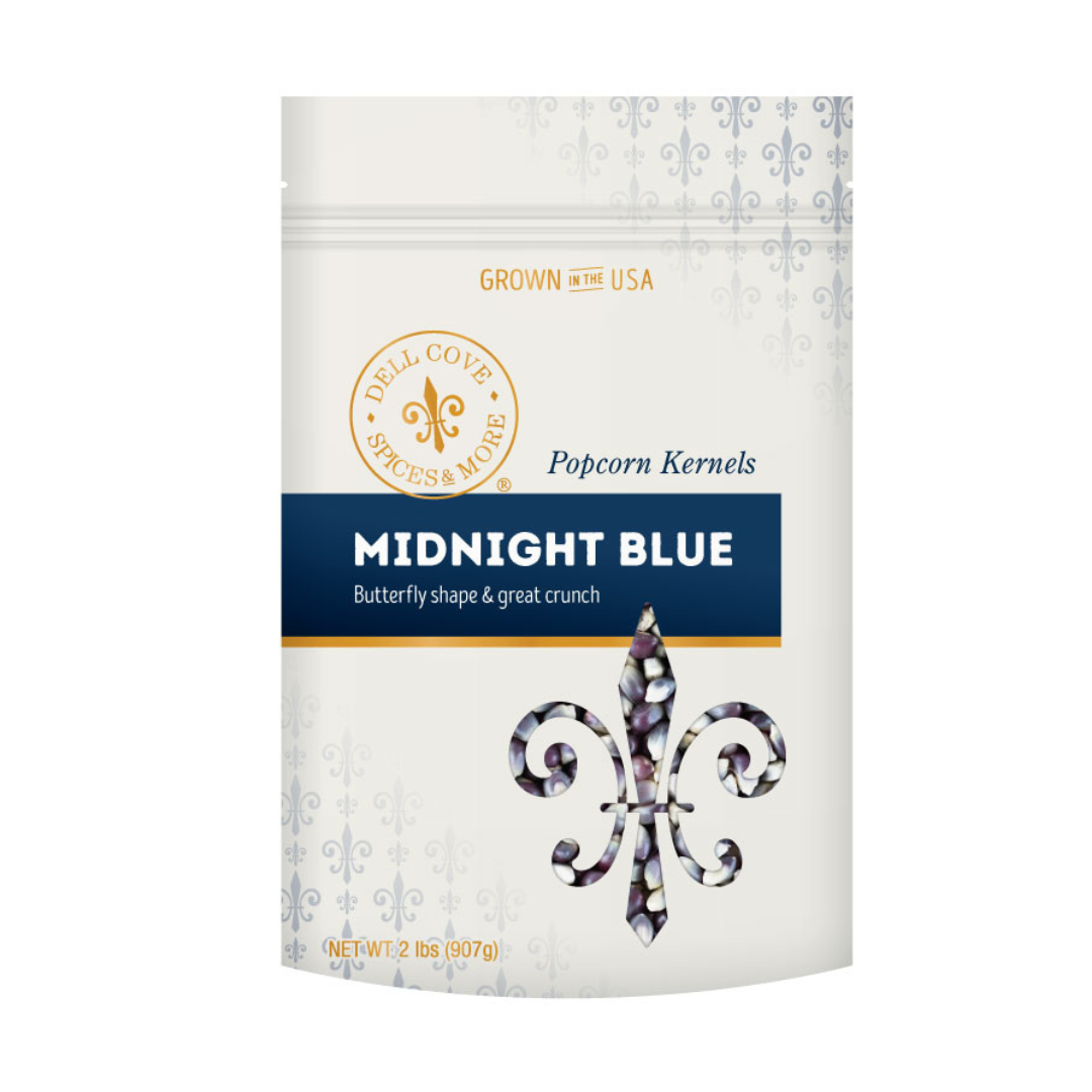 Dell Cove Spices & More Co. – wholesale Popcorn kernels – Midnight Blue Popcorn Kernels - 2 Pound Bag - Gamer Snacks5