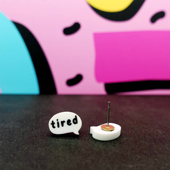 Silly Loaf – wholesale Stud/post earrings – Tired Stud Earrings1