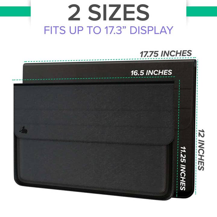 Charcoal Black Laptop EMF Radiation Protection + Safety Sleeve for wholesale on Faire3