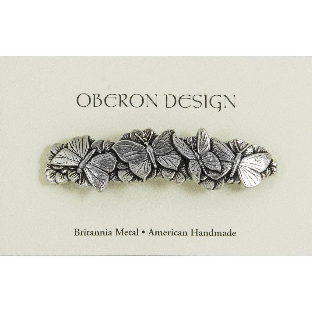 Oberon Design - Wholesale Hair Clip - Women's - Hair Clip, Barrette, Butterflies 70mm1