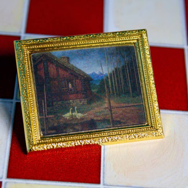 Mink - Wholesale Lapel Pin/Button - Cursed Painting from The Witches (lenticular pin)5