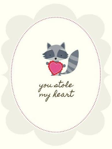 Stole My Heart Card for wholesale by yellow bird paper greetings