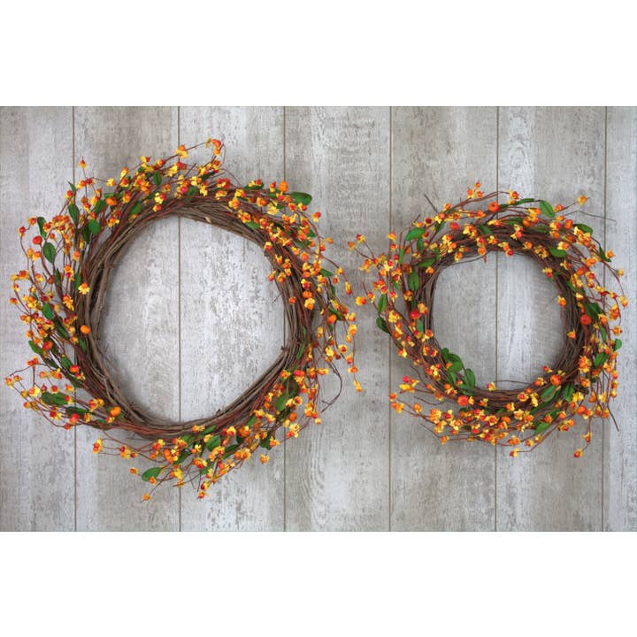 Wholesale Home Decor - Wholesale Wreath - Bittersweet and Vines S-2 Wreaths