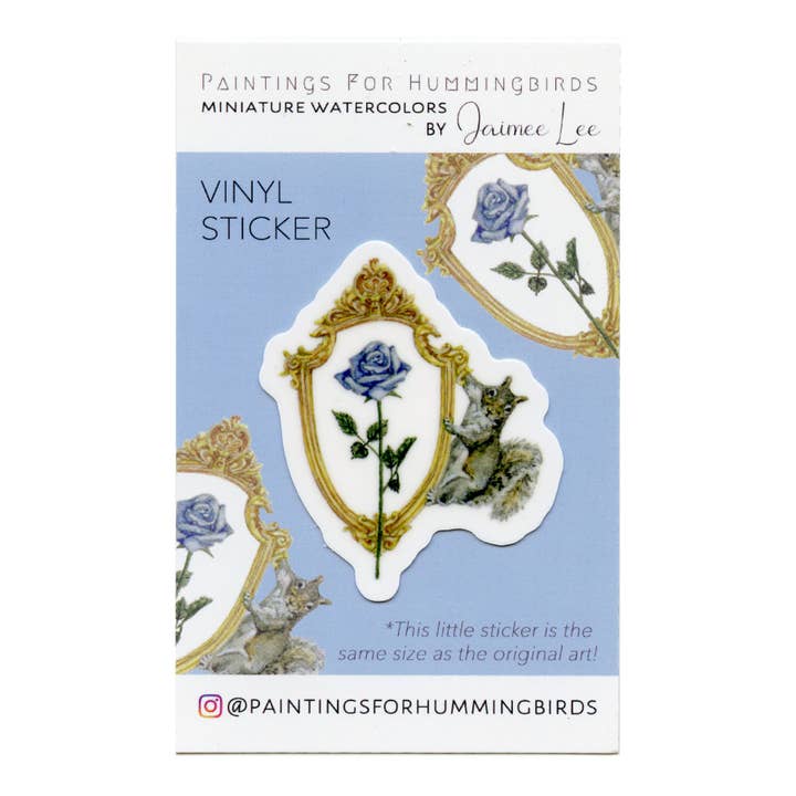 “Peanuts And Romance” Vinyl Sticker for wholesale by Paintings For Hummingbirds