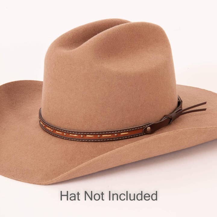 American Hat Makers - Wholesale Bandana - Unisex - Cowboy Hat Band - Style Dillon Brown