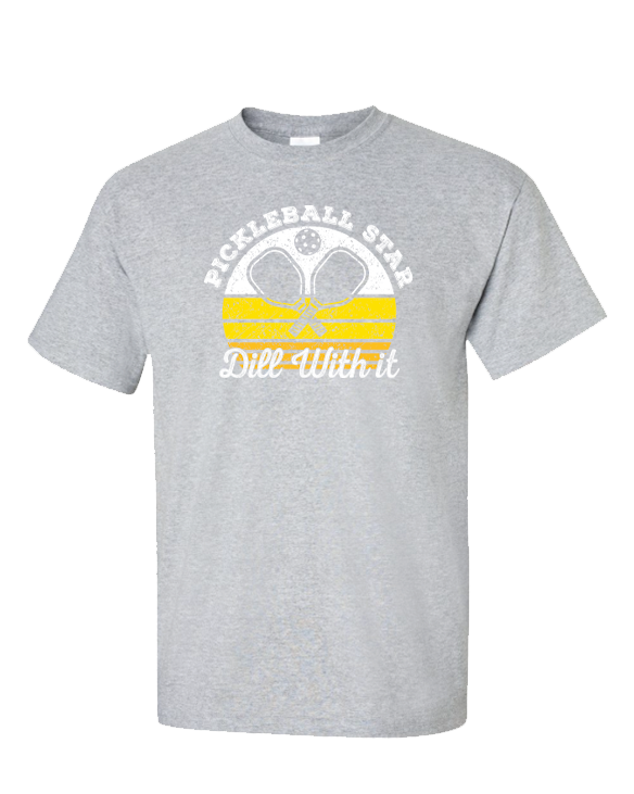 The Buffalo Works - Wholesale Screen Printed T-Shirt - Unisex - Pickleball Gildan SS T-shirt - Dill With It4