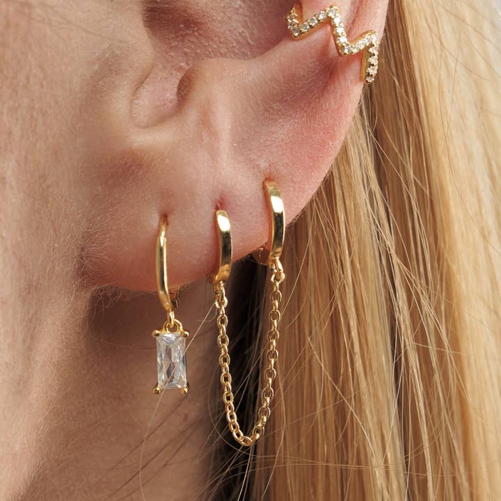 Double Piercing Earrings for wholesale by Diat