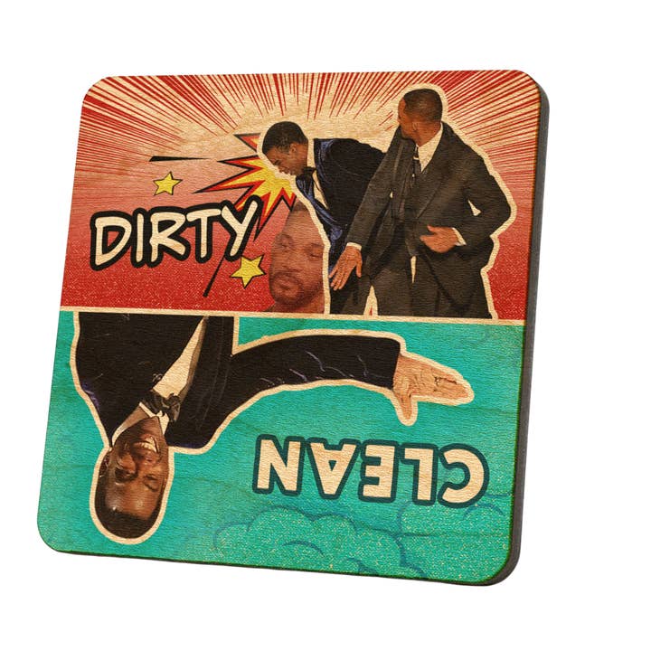 Imán para lavavajillas Chris Will Slap Dirty Clean para venta al por mayor de American Brand Studio