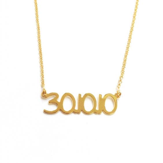 Collier "Save the Date" pour la vente par Anna Lou of London