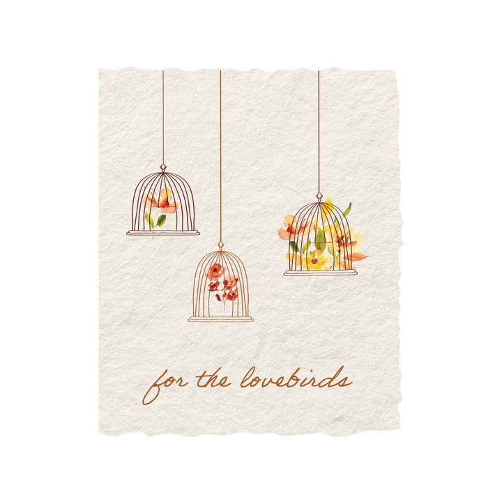 Paper Baristas - Wholesale Wedding Card - For the Lovebirds | Eco-Friendly Wedding Greeting Card