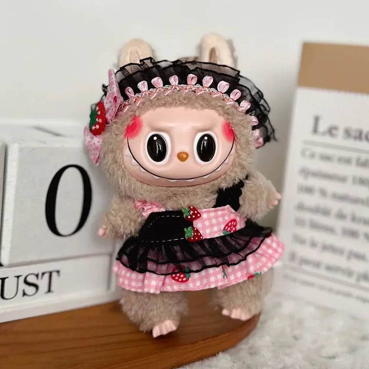 Für 15-17cm Labubu Puppenkleidung Hoodies Farblich Passende Niedliche Puppenzubehör Kleine Kleidungsstücke für den Großhandel von THE INTSUP USA