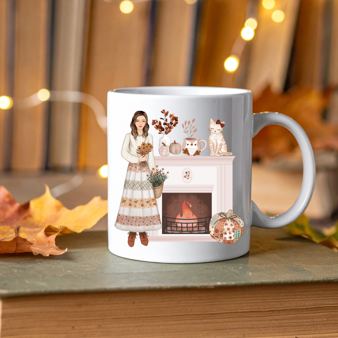 Les Moonettes – Caneca por atacado – Caneca cerâmica de apoio à lareira2