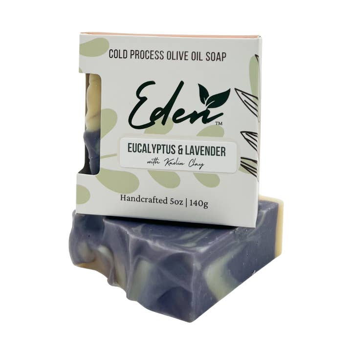 Soap Bar - Eucalyptus Lavender for wholesale by Eden Daily Essentials