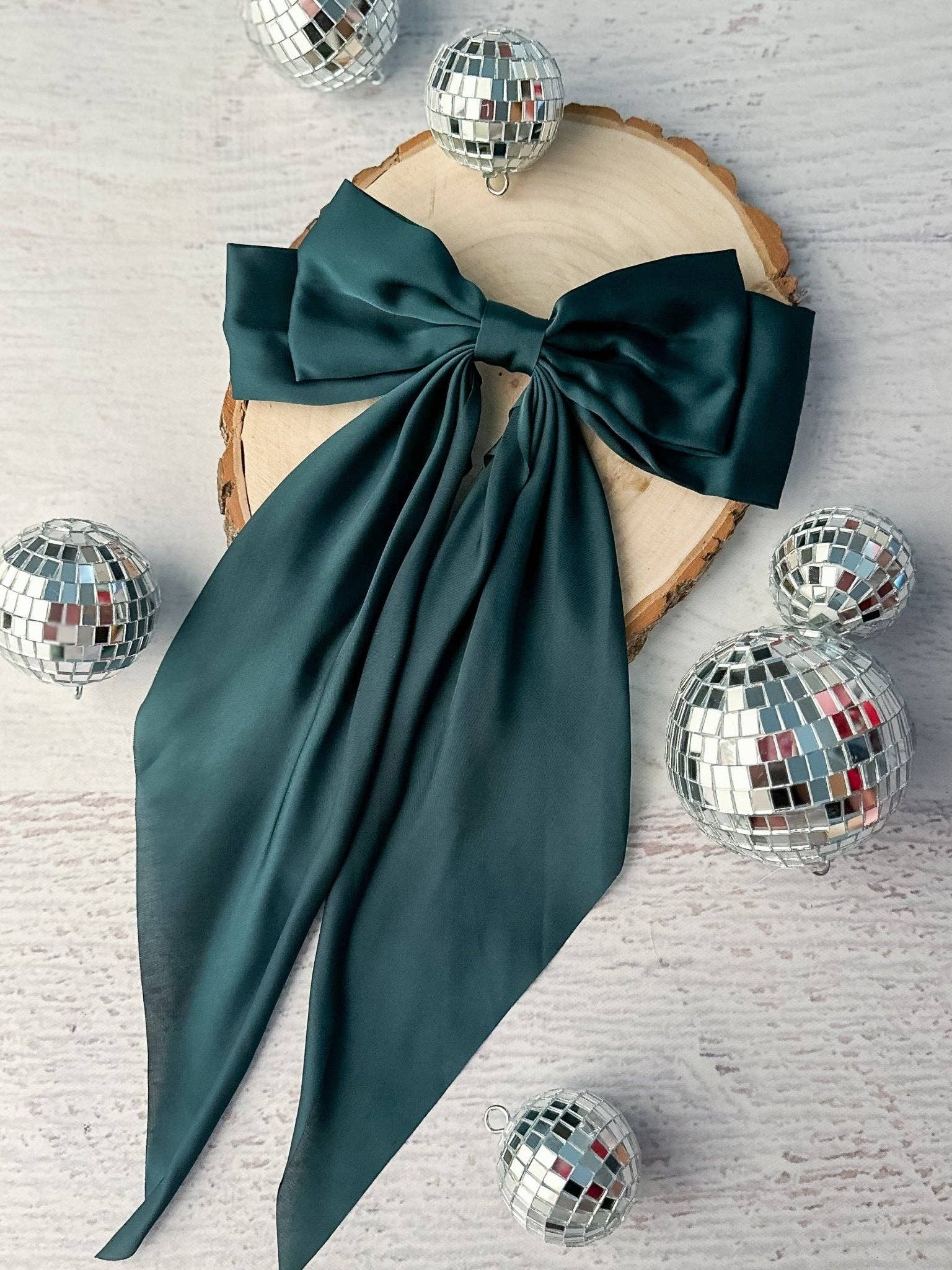 The Hair Bow Company - Vente Nœud pour cheveux – enfant - Nœuds Coquette en Satin - Pince Française - 20 cm1