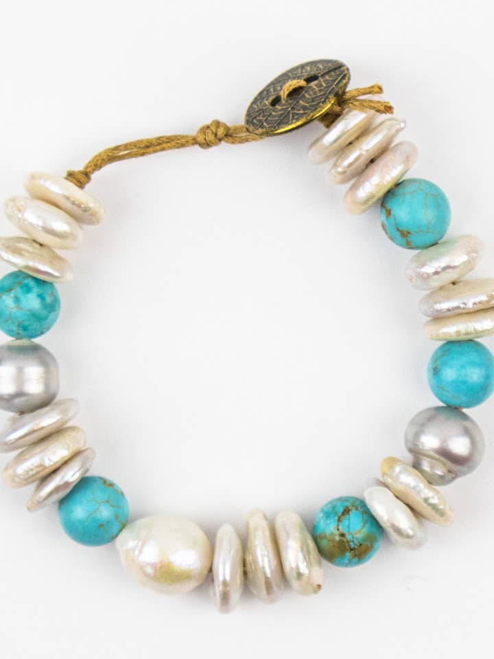 Nacre Path Bracelet for wholesale by Monsieur Pamplemousse