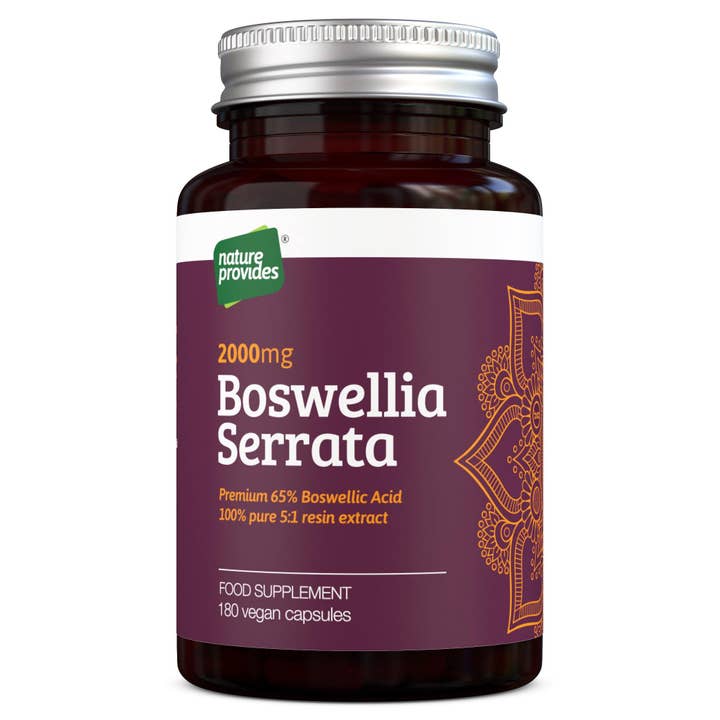 Boswellia Serrata 5:1 Extract 2000mg | 65% Standardised for wholesale by Nature Provides