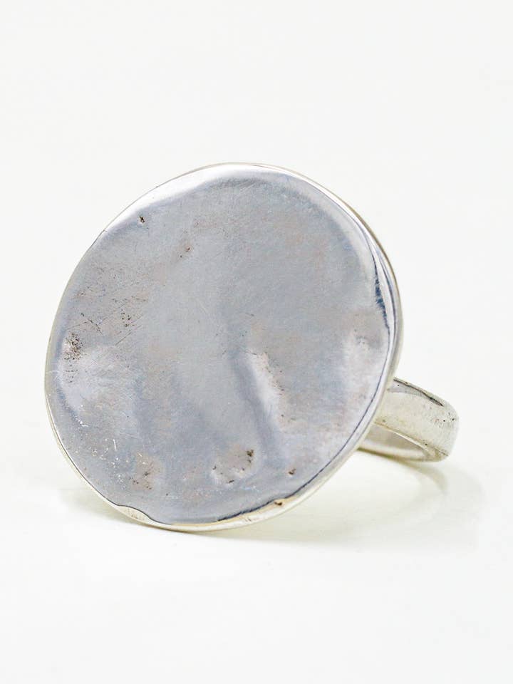 New Moon Ring In Sterling Silver for wholesale by Moon + Arrow