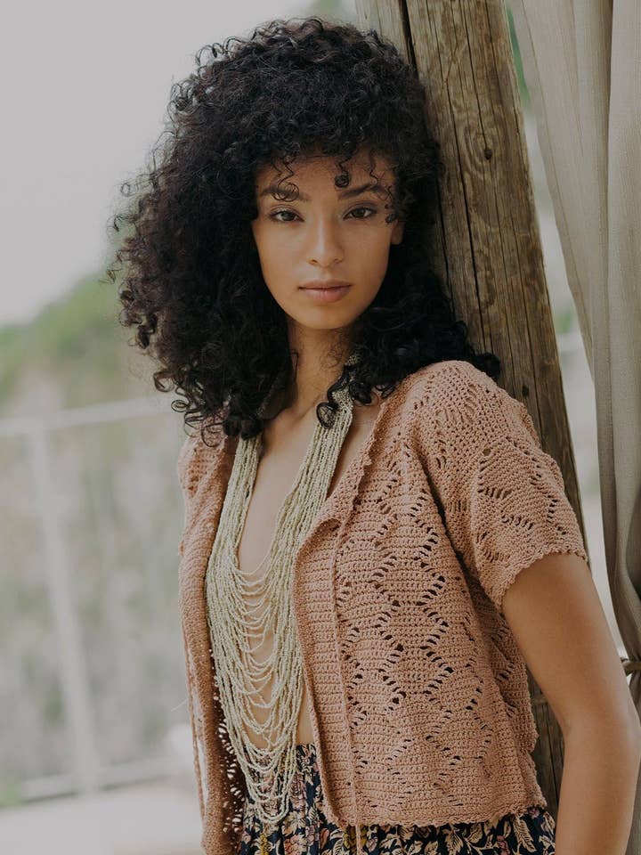 Elegant lang halskæde glasperler for engroshandel hos Bijondo