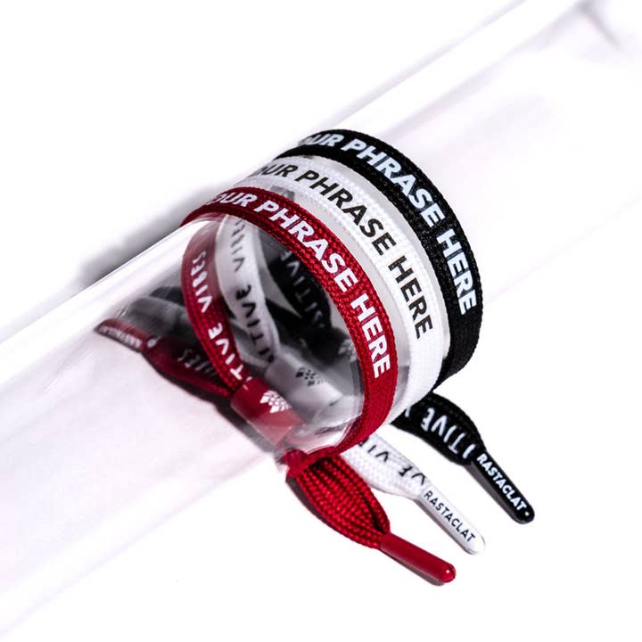 Rastaclat - Wholesale Woven/Braided Bracelet - Printed Customizable Single Lace Bracelet