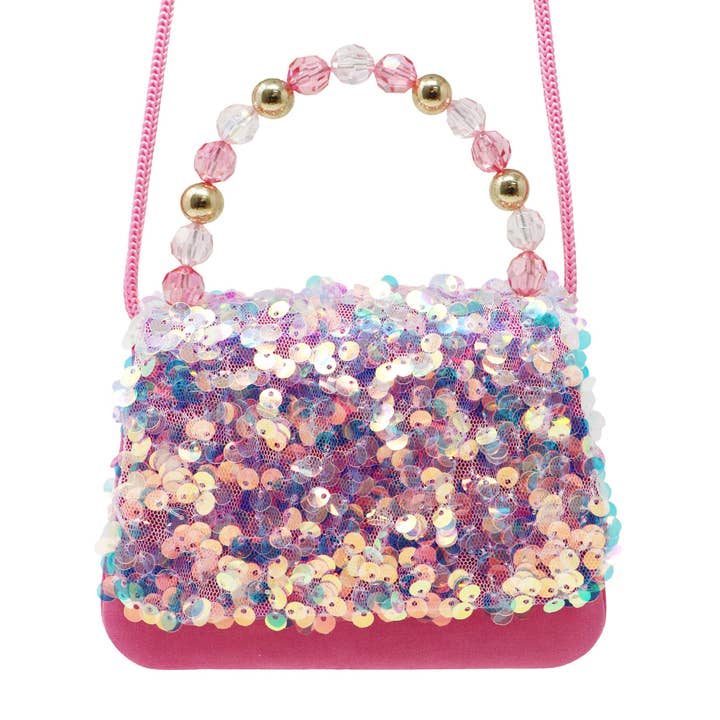 Pink Poppy USA - Wholesale Shoulder Bag - Kids - Mermaid Flip Sequin Handbag | Pack of 22
