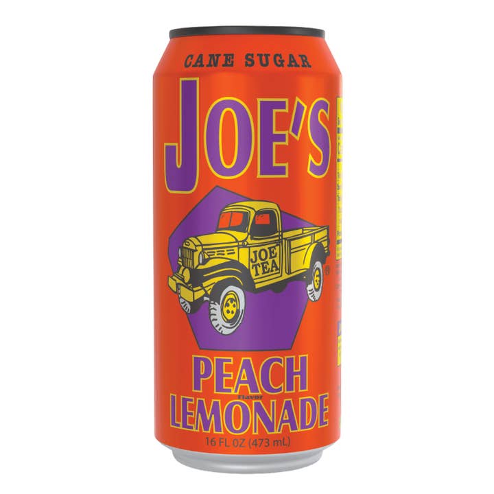 PEACH LEMONADE (16 OZ) for wholesale by Joe Tea & Joe Chips