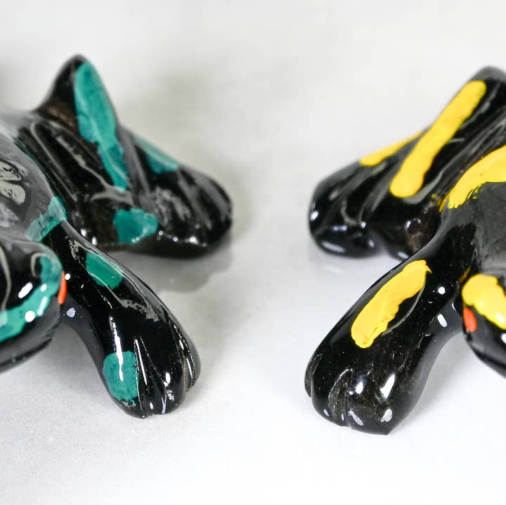 SS handcrafted Art - Wholesale Decorative Figurine - Marble Poison Frog South America 2"0