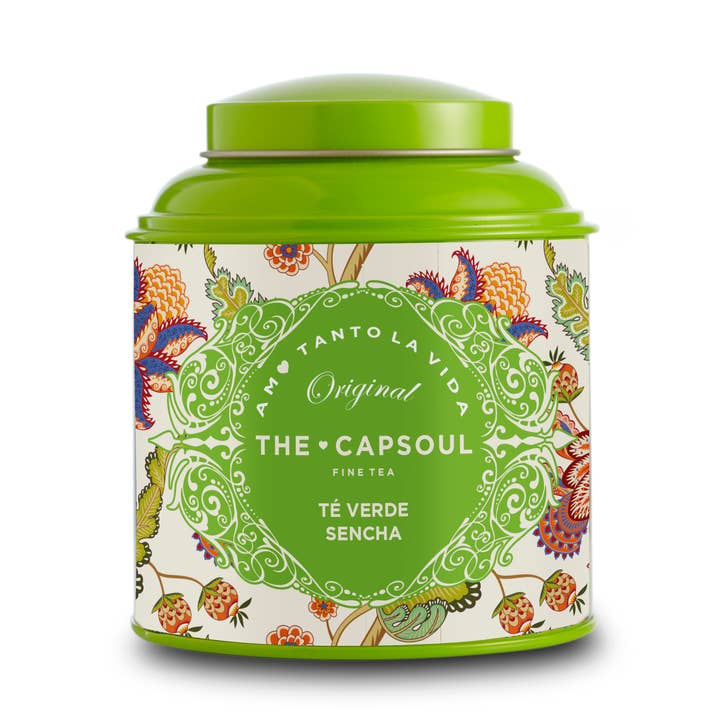 The Capsoul - Wholesale Health/Detox Tea - Sencha Green Tea - Loose Leaf Green Tea Tin 100g - The Capsoul0