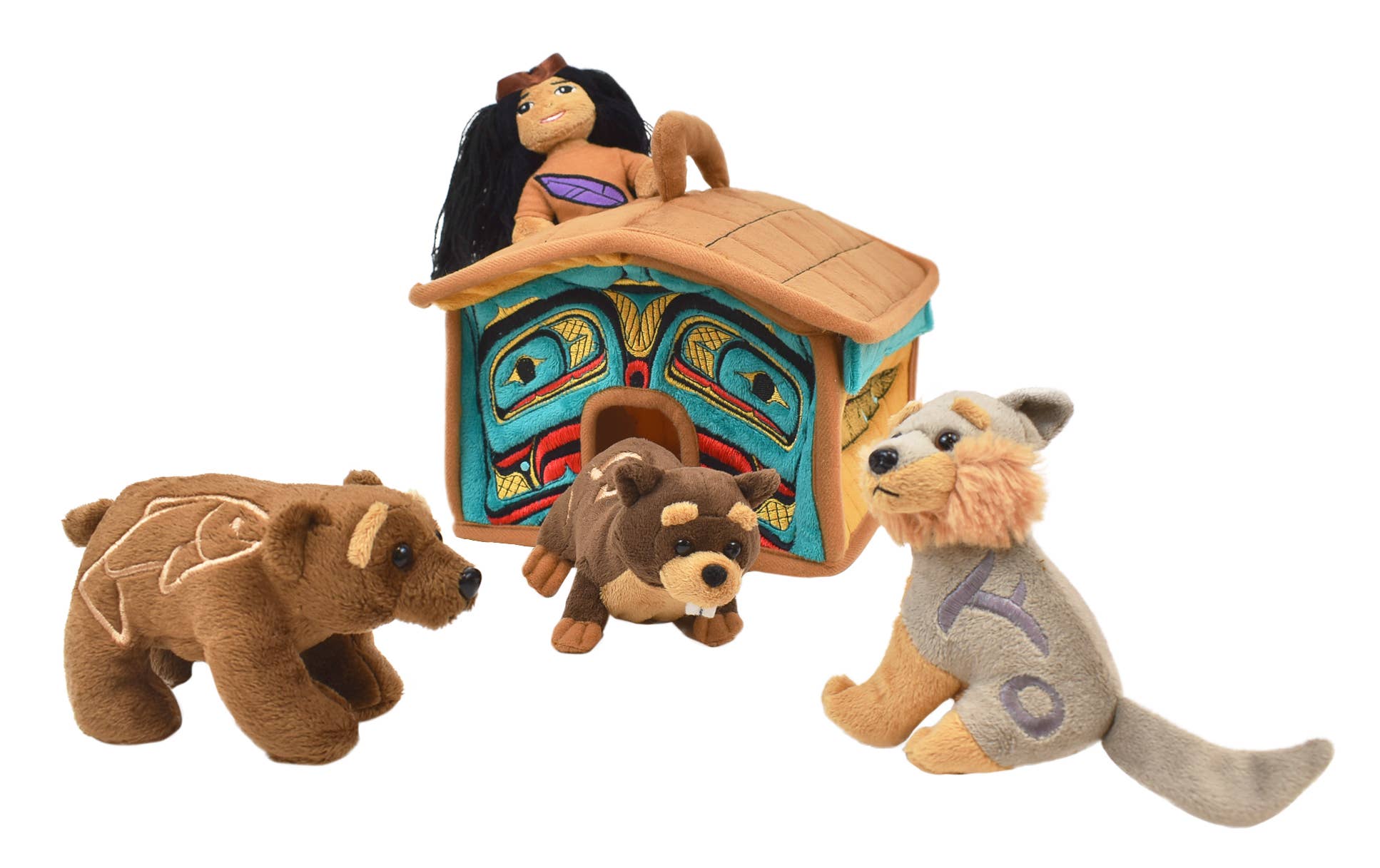 Soft Stuff Creations, Inc. - Wholesale Stuffed/Plush Toy - Kids & Baby - 5" Brown Bear Finger Puppet (Artist: Bill Helin)1