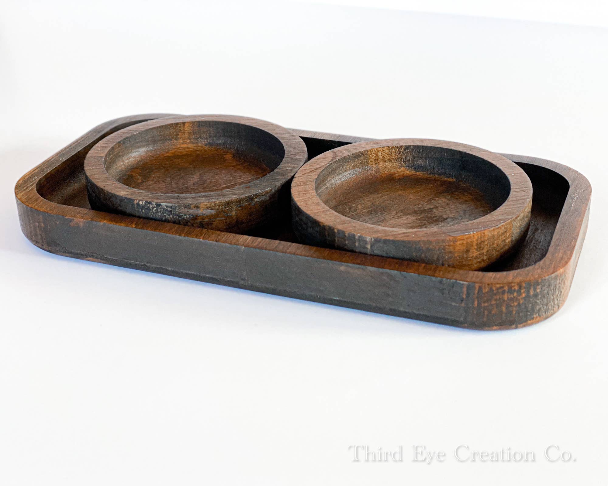 Third Eye Creation Company - Vendita all'ingrosso Vassoi decorativi - Vassoio per Gioielli, Svuotatasche in Legno, Portagioie in Legno Duro4