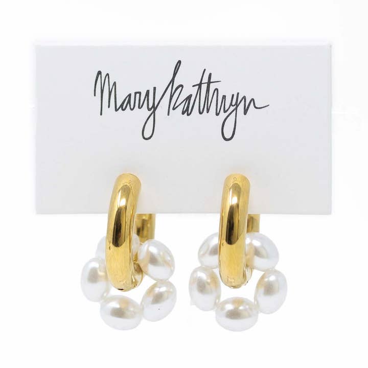 Aros Malena Pérola por atacado de Mary Kathryn Design