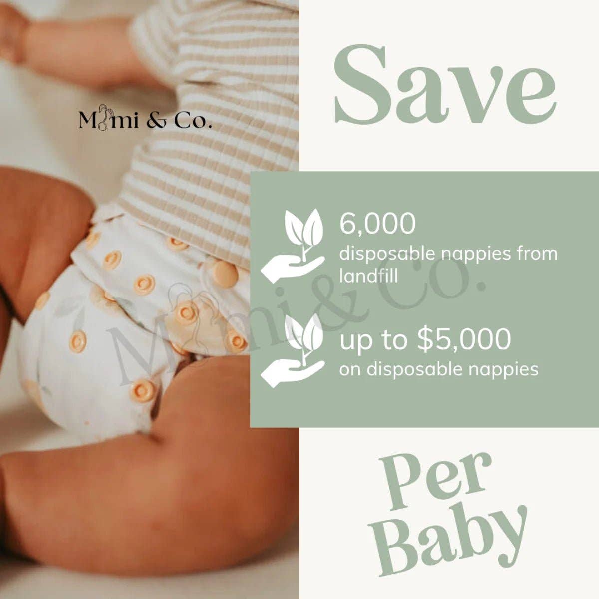Mimi and Co - Wholesale Diaper (Cloth) - Baby - Beau 2.0 Modern Cloth Nappy10