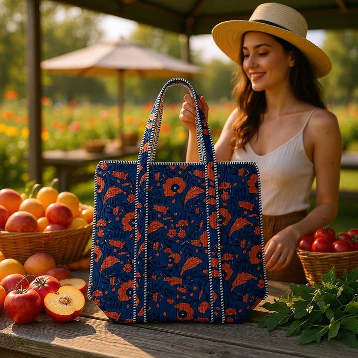 Daisy Tote for wholesale by Feel The Cotton Inc