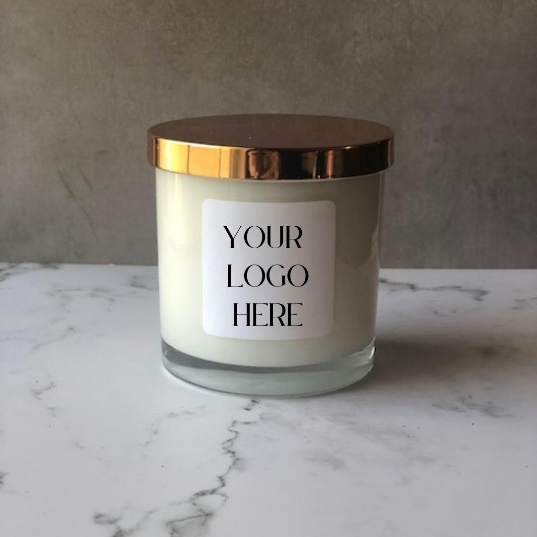 Ever Rose Candle Co. – wholesale Burkljus – 8 oz. vit | Glas torktumlare ljus | Privat etikett/anpassad6