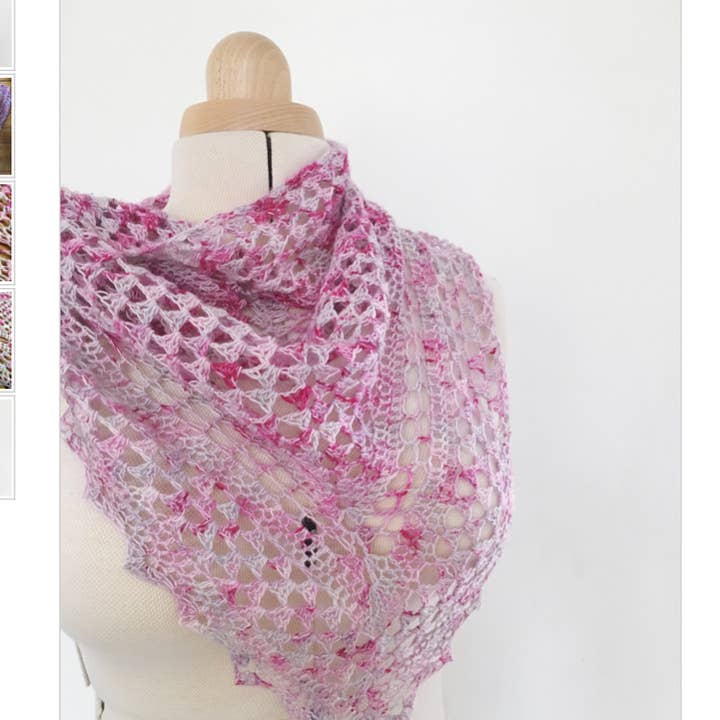 Vicki Brown Designs – Artigos de tricô/crochê por atacado – Padrão de crochê - Neona Shawl - PRINT2