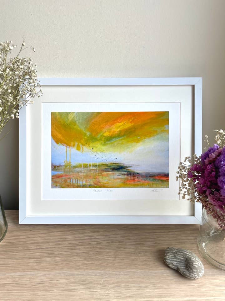 'Golden Hour' A4 Landscape Print for wholesale by Beth Garner