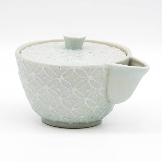 Japanese Houhin - 高島 慎一 Takashima Shinichi - Icchin Shippo Handleless Teapot - 100ml for wholesale by Tezumi