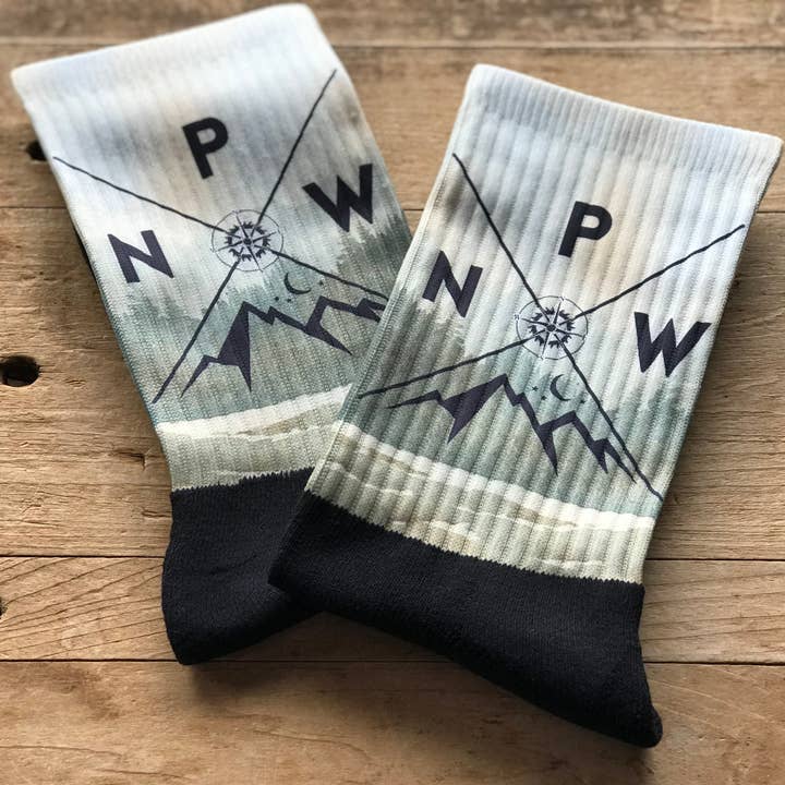 PNW Crew Socks for wholesale by Simply Me • Gentlemen Est. 2017 LLC