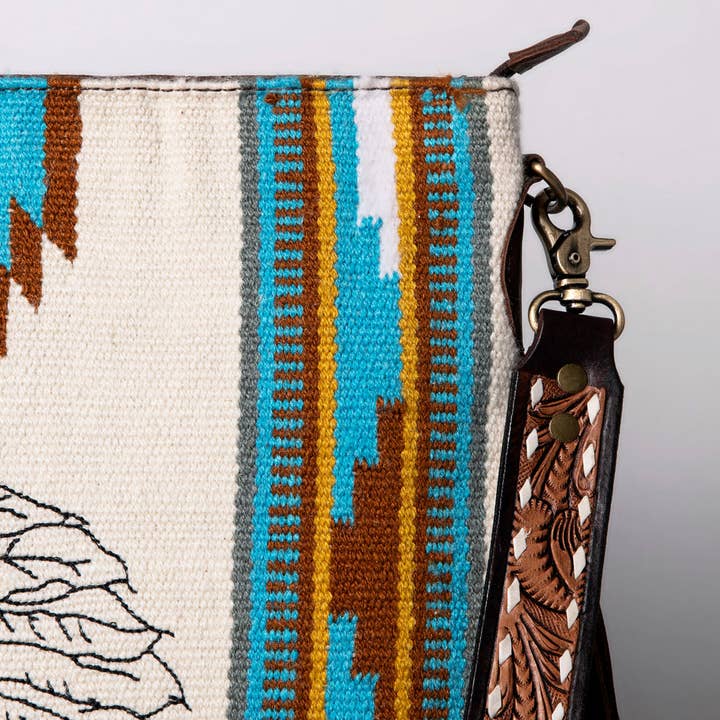 LS Western - Wholesale Messenger Bag – Women’s - LC-ADBGA263 Large Crossbody Genuine Western Leather Women Bag6