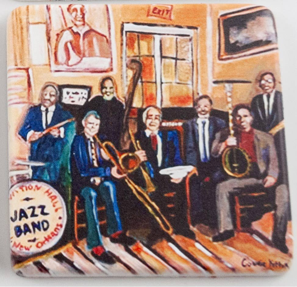 THE PARISH LINE - Wholesale Coasters - Coaster Set - New Orleans by Connie K.3