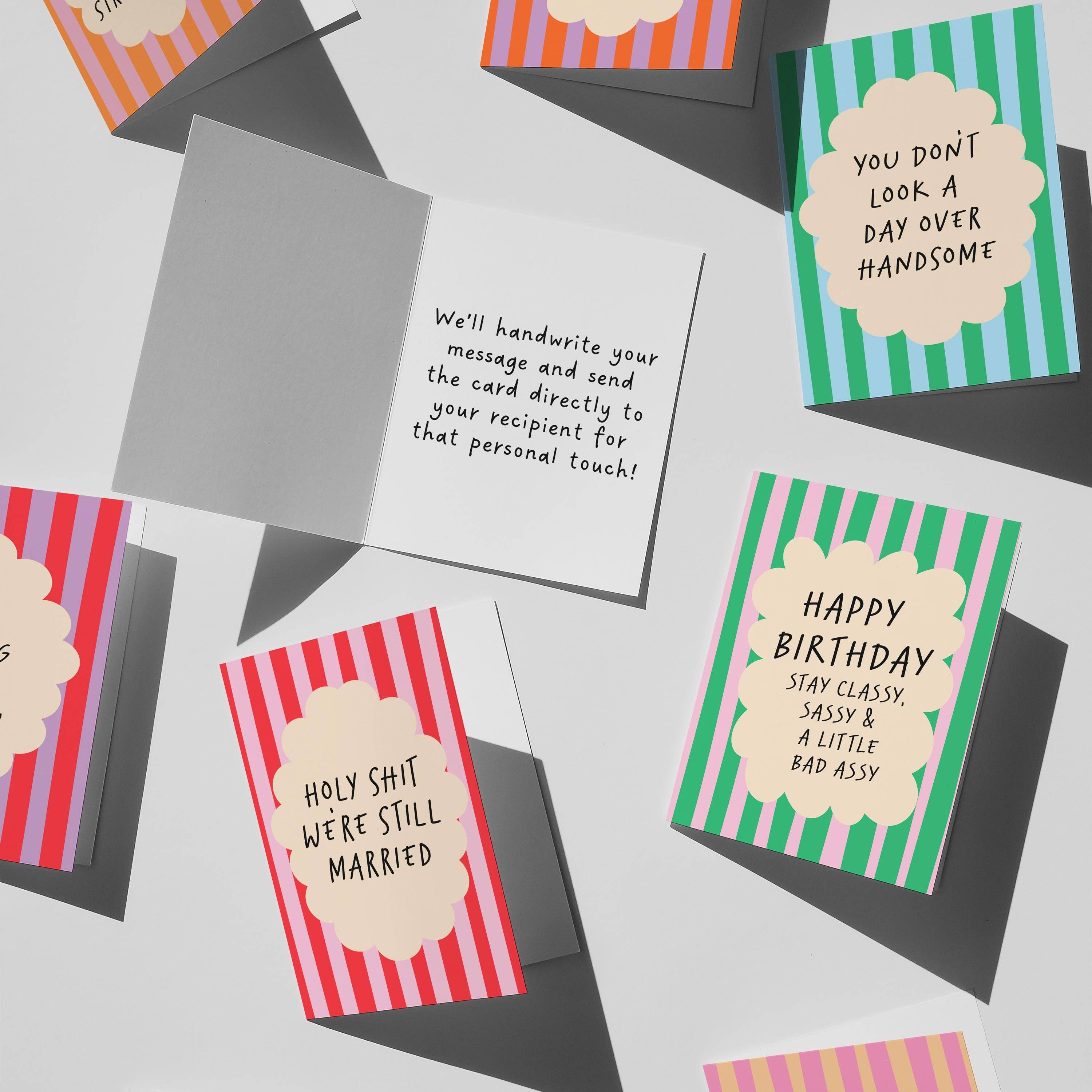 PulpKo - Wholesale Birthday Card - Happy Birthday Pink Cake, Hand-drawn Greeting Card for Birthday7