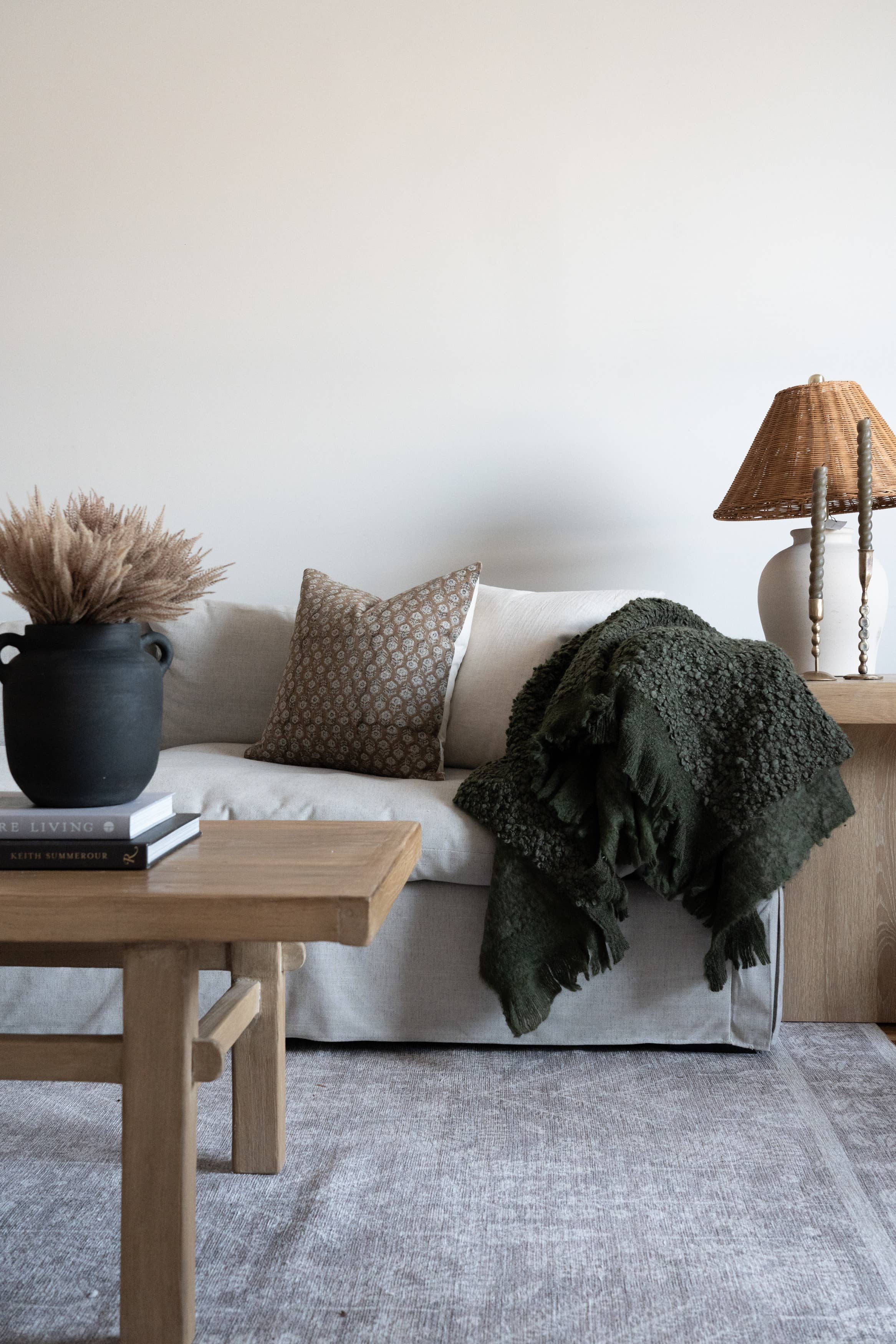 Rug & Weave - Vendita all'ingrosso Fodera cuscino decorativo - Fodera per cuscino BETSY con motivo floreale botanico su lino5