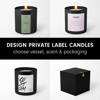 Buy Wholesale China Scented Candle Elegant Black Tin Candle Fragrance Diy  Creative Cotton Core Soy Wax & Scented Candle at USD 0.95
