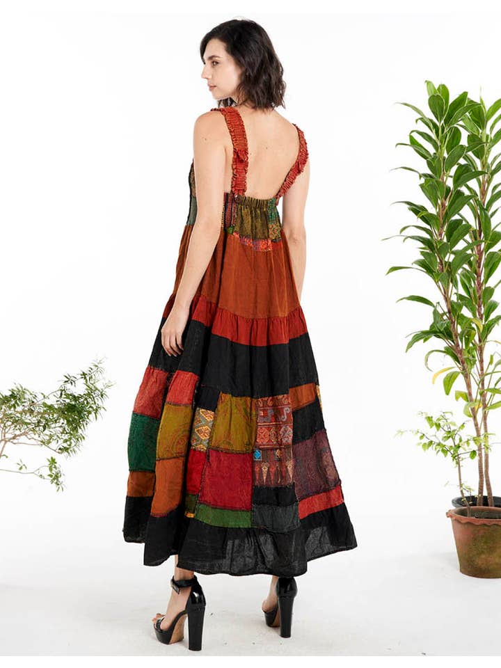 Colores surtidos VESTIDO DELANTAL DE RETAZOS (TH-1826) de venta al por mayor en Faire1