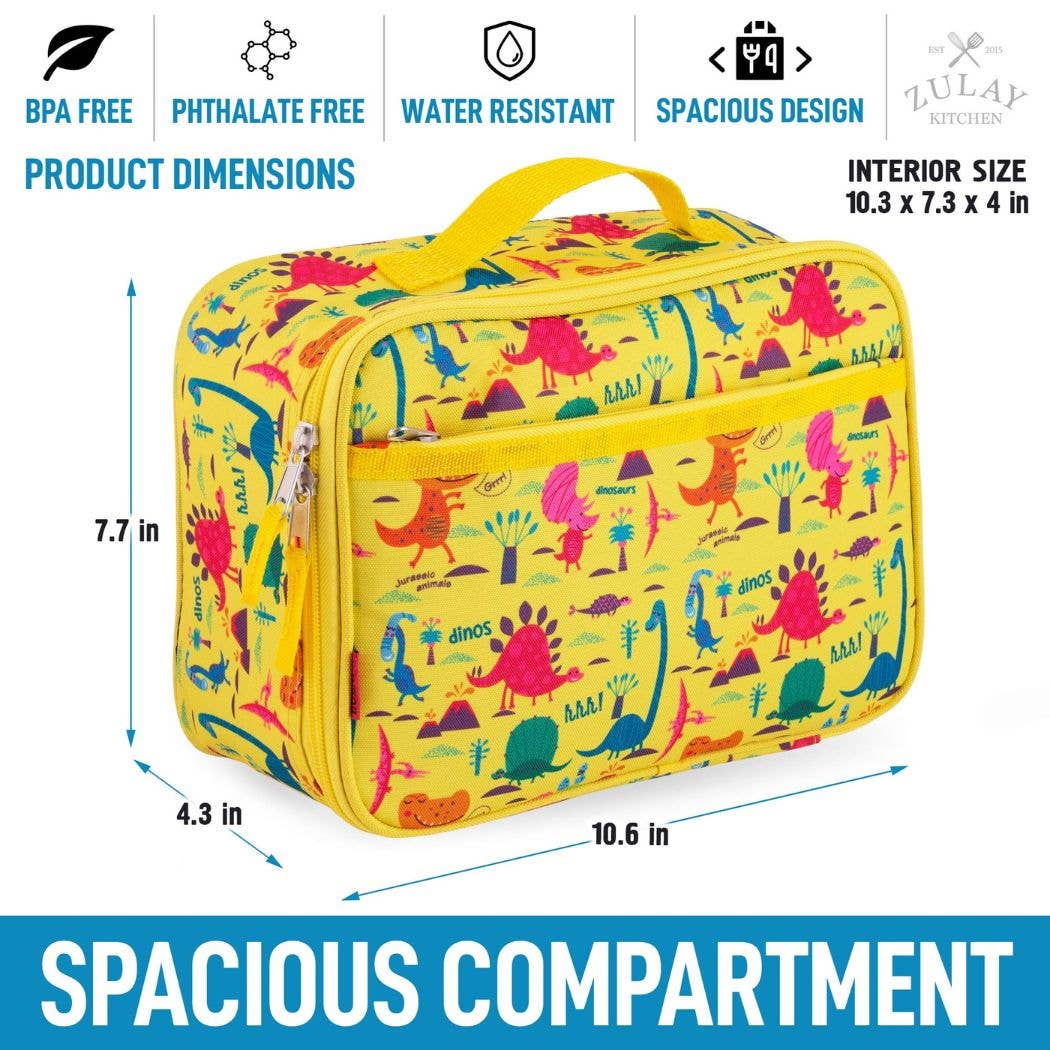 Zulay Kitchen - Wholesale Lunch Bag/Box - Kids - Insulated Lunch Bag With Spacious Compartment2